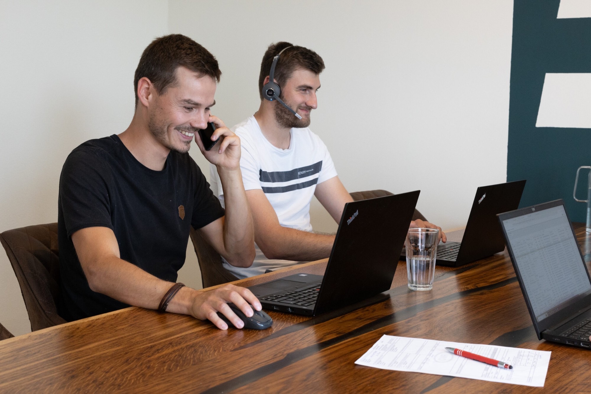 Disposition von Expresslogistik Reinwald am Telefon: rund um die Uhr besetzt, ein Mensch am Telefon