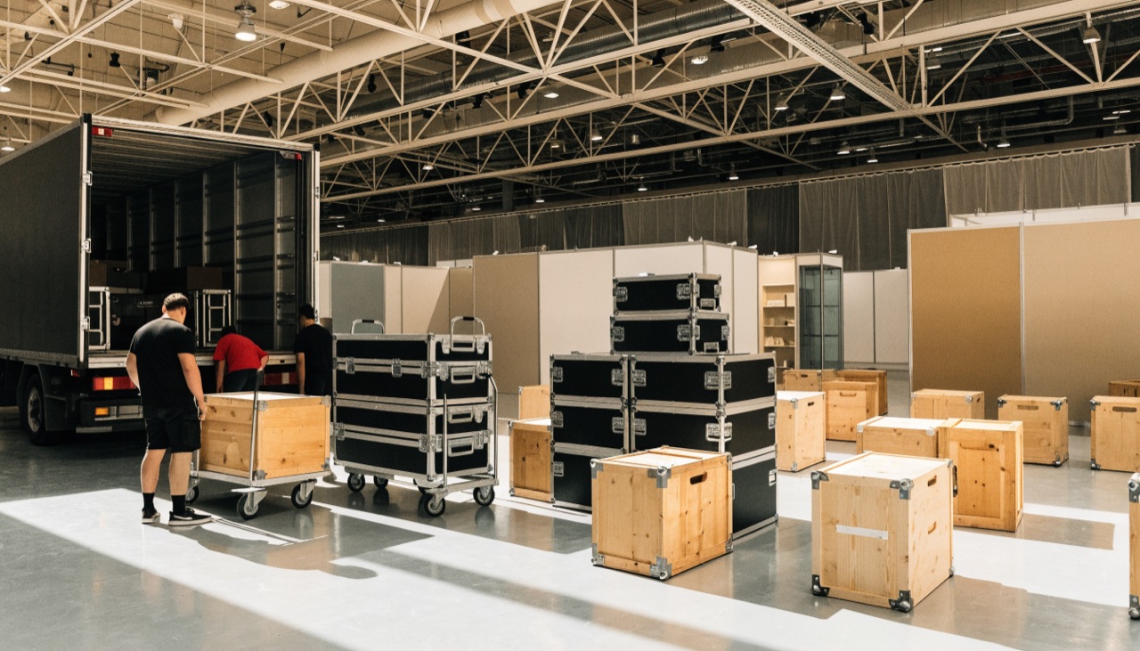 Messe- und Eventlogistik von Expresslogistik Reinwald